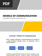 Models of Communication