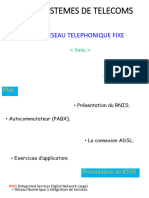 Reseaux Telephonique Fixe - Numerique - Rnis