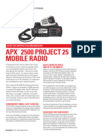 Motorola APX2500 Specification Sheet ENG