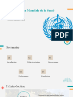 L'Organisation Mondiale de La Santé (OMS) : Structure, Missions Et Défis