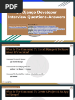 54 Django Questions Answers