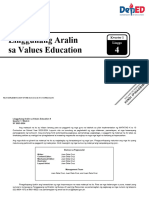 Lingguhang Aralin Sa Values Education 9 Week 4