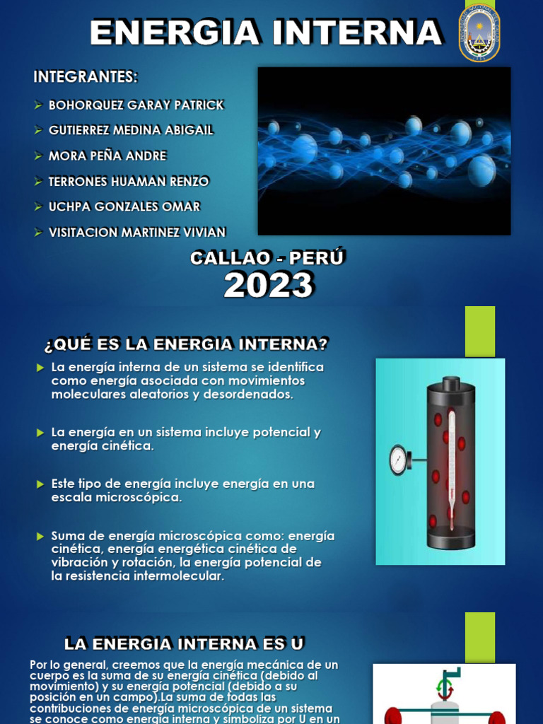 Conceptos Clave de Energía Interna | PDF