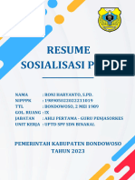 RESUME SOSIALISASI PPPK - RONI HARYANTO, S.Pd. - 198905022022211019 - UPTD SPF SDN BINAKAL