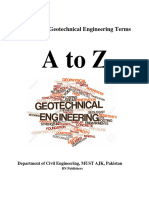 Glossary of Geotechnical Engineering Terms