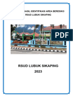 Laporan Hasil Identifikasi Area Beresiko Rsud Lubuk Sikaping 2023