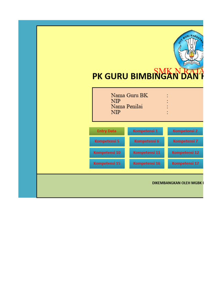 6a. Aplikasi PKG Guru BK | PDF