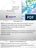 RESIKO AIR MINUM DALAM KEMASAN PLASTIK