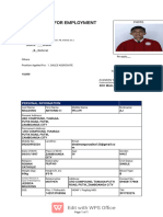 Application For Employmentaj