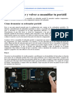 Armar y Desarmar Un Computador Portatil