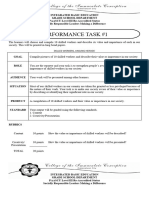 Performance Tasks 1 and 2