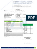 Surat Pengantar Aplikasi BTN