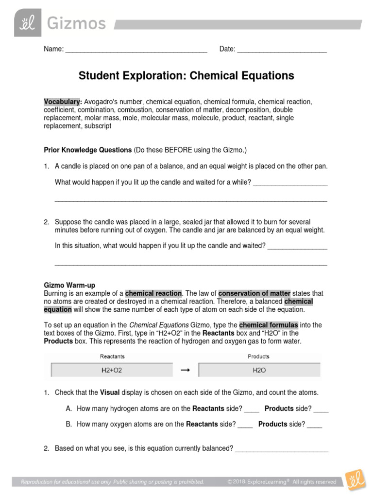 Balancing Chemical Equations Guide | PDF | Science & Mathematics