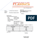 Surat Permohonan Sampling