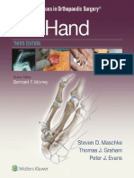 Techniques in Orthopaedic Surgery The Hand 3rd Edition 3nbsped