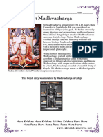 Information Sheets - Madhvacharya - 7-9 Years, 10-14 Years - Madhvacharya