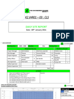 K2 Data Centre Daily Report - 2024.01.08