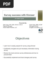 Survey Sucess With Kinnser Home Care Patient