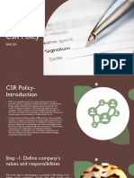 Designing CSR Policy: Unit 24