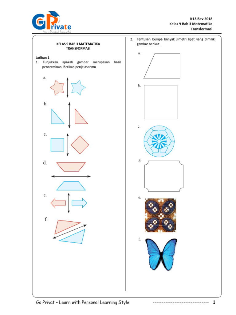 Kelas 9 Matematika K13 Bab 3 Rev 2018 | PDF | Metode & Bahan Ajar