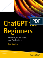 ChatGPT For Beginners Features, Foundations, and Applications (Eric Sarrion)