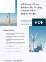 Validating A Semi Submersible Floating Offshore Wind Turbine Model