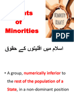 Rights of Minorities