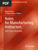 Notes For Manufacturing Instructors From Class To Workshop 2024 ...