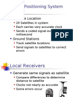 Global Positioning System (GPS) : Satellite Location