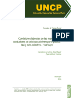 2018_Condiciones Laborales de Las Mujeres Conductoras de Vehiculos de Transporte Público_ Taxi y Otros