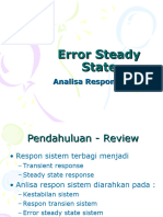 Slide Error Steady State