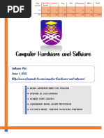 Computer Hardware and Software