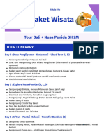 Paket Tour Bali + Nusa Penida 3H 2M