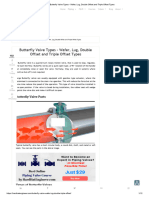 Butterfly Valve Types - Wafer, Lug, Double Offset and Triple Offset Types