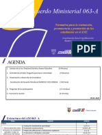 Socialización - Acuerdo Ministerial 063-A ZONA 4-12-2023