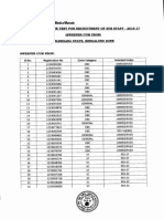 Telangana State Substaff Results