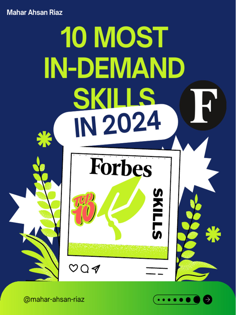 10 Most InDemand Skills in 2024 by Forbes Magazine PDF Artificial