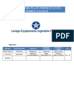 Procédures PRT 046 Plate-Forme D'accès Mobile Nacelle