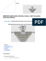 0300 1600 Micro Motion 1600 Transmitter Manual