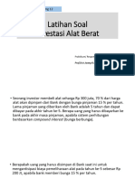 Latihan Soal - M12 - Investasi Alat Berat