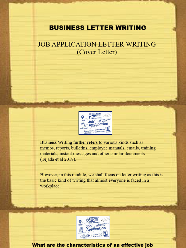 Effective Job Application Letter Guide | PDF | Accuracy And Precision ...