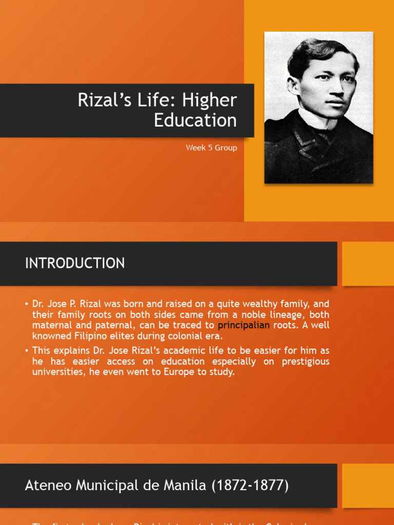 Rizal's Early Education Journey | PDF | Social Science