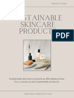 Minimalist Beauty Skin Care Ebook Product Guide PDF