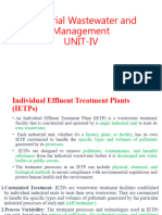 Industrial Wastewater and Management Unit-Iv