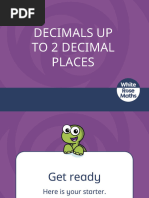 Y5 Spring Block 3 TS1 Decimals Up To 2 Decimal Places