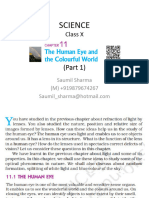 CBSE Class X Science CH 11 The Human Eye and The Colourful World Part 1