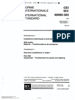 IEC 60092-303-1980electrical Installations in Ships Part 303