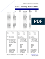 Product Marking Specification