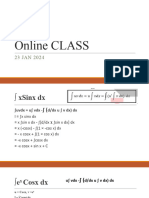 Online Class 23 Jan 24