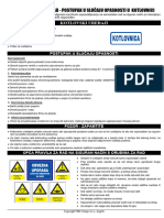 Upute Za Siguran Rad Kotlovnica Postupak U Slučaju Opasnosti